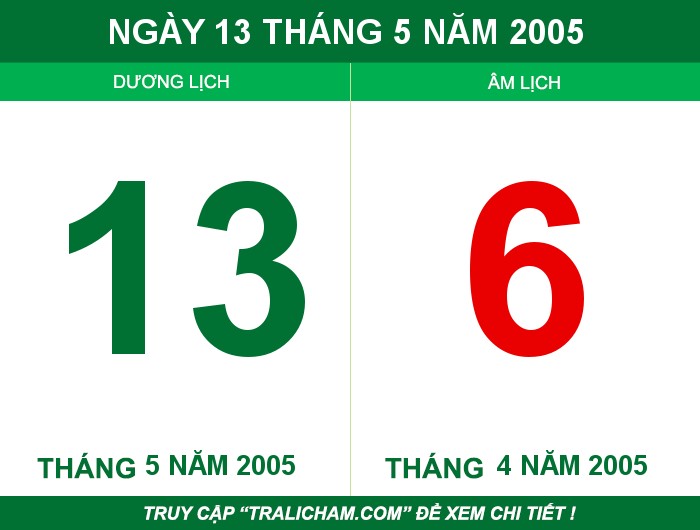 Ngày 13 tháng 5 năm 2005