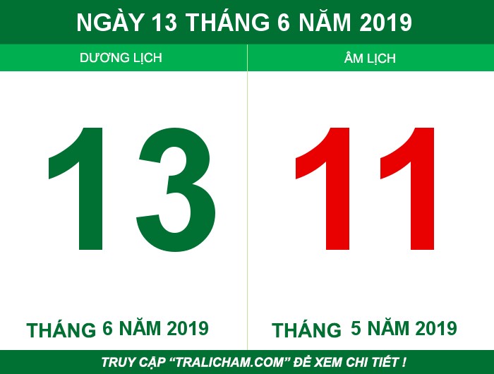 Ngày 13 tháng 6 năm 2019