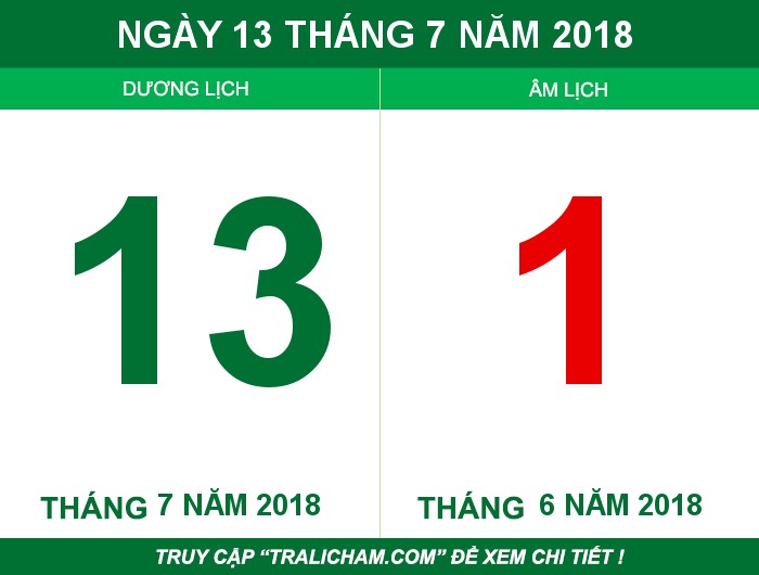 Ngày 13 tháng 7 năm 2018
