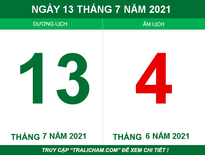Ngày 13 tháng 7 năm 2021