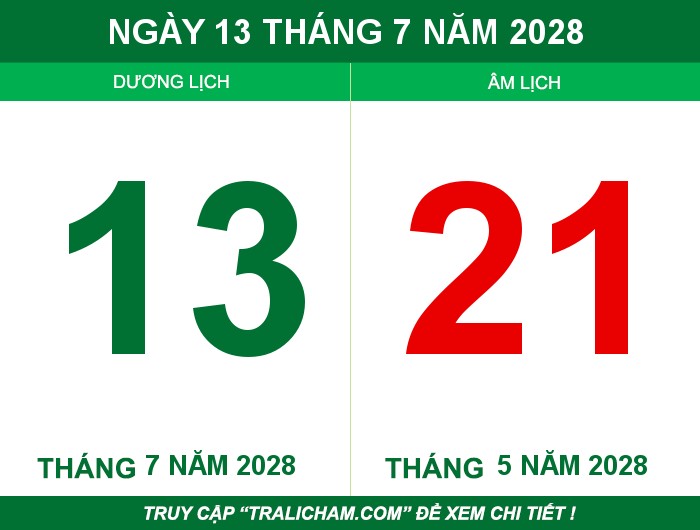 Ngày 13 tháng 7 năm 2028