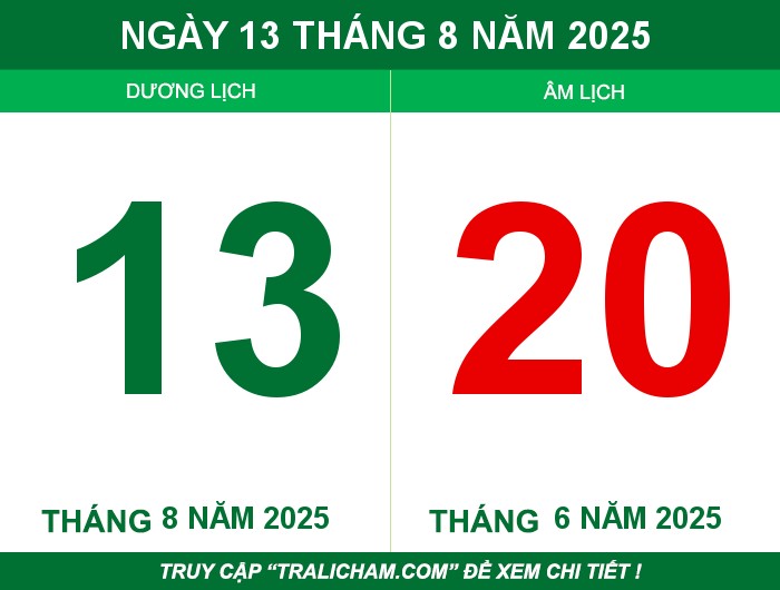 Ngày 13 tháng 8 năm 2025