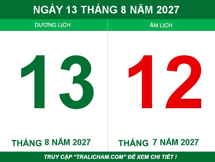 Ngày 13 tháng 8 năm 2027