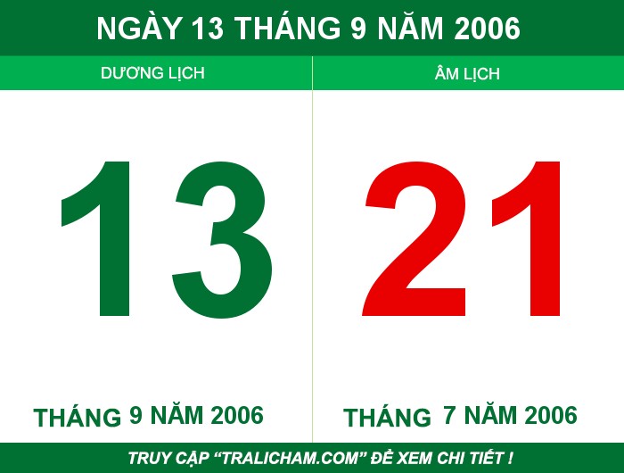 Ngày 13 tháng 9 năm 2006