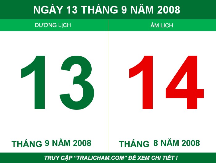 Ngày 13 tháng 9 năm 2008