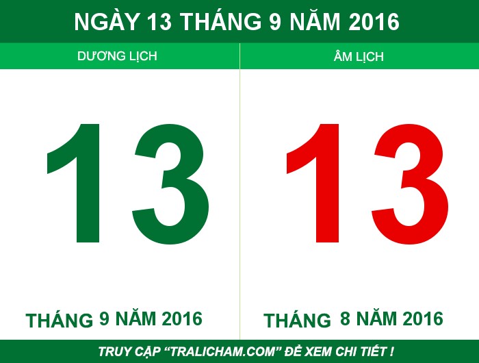 Ngày 13 tháng 9 năm 2016