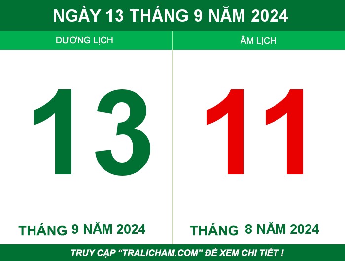 Ngày 13 tháng 9 năm 2024