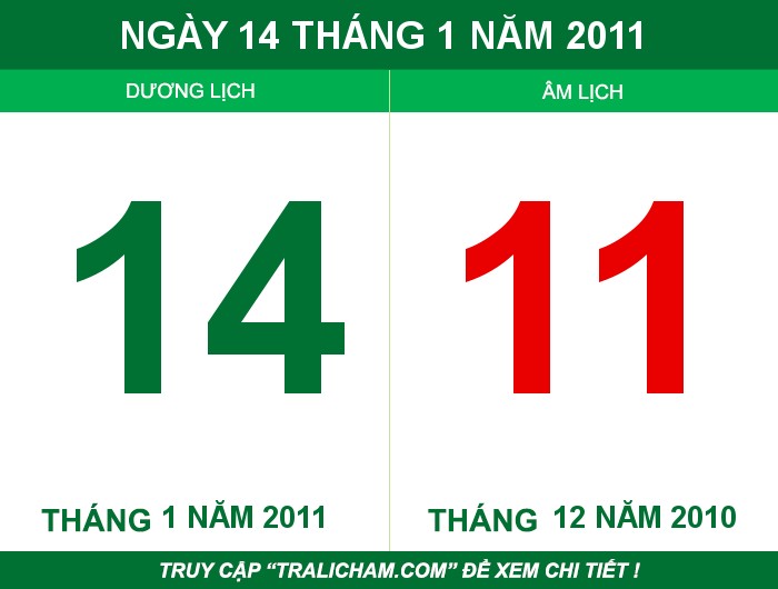 Ngày 14 tháng 1 năm 2011