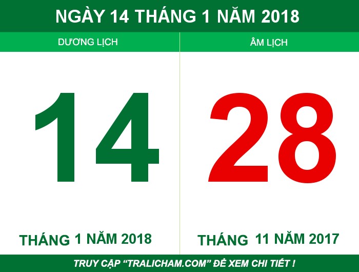 Ngày 14 tháng 1 năm 2018