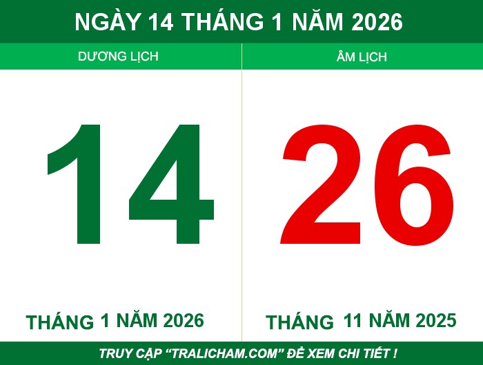 Ngày 14 tháng 1 năm 2026