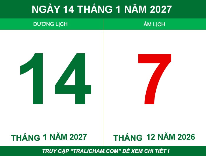 Ngày 14 tháng 1 năm 2027