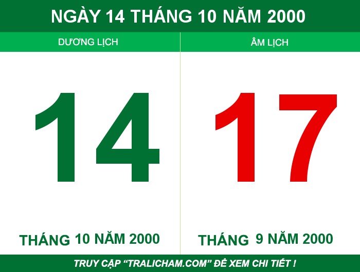Ngày 14 tháng 10 năm 2000