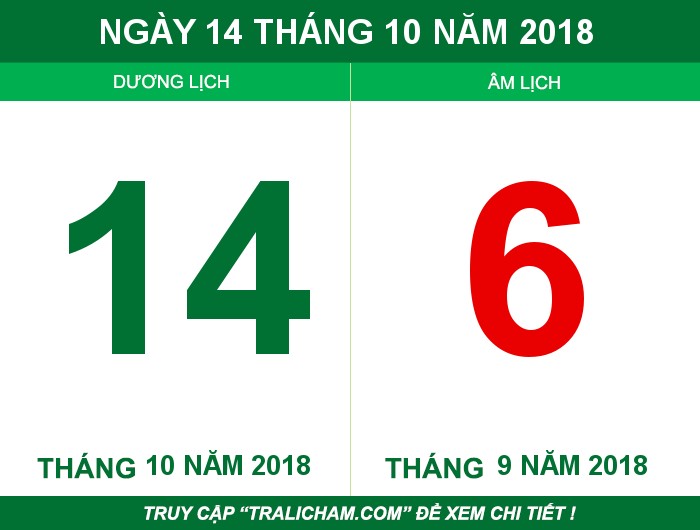 Ngày 14 tháng 10 năm 2018