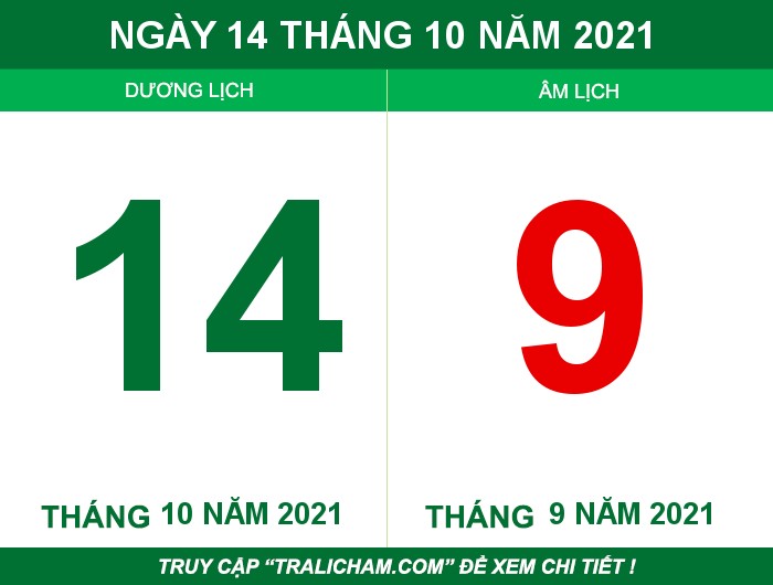 Ngày 14 tháng 10 năm 2021