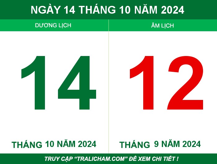 Ngày 14 tháng 10 năm 2024