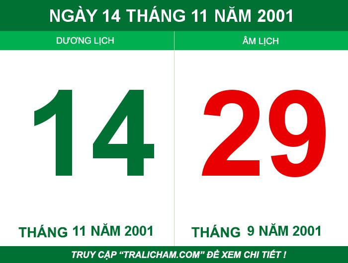 Ngày 14 tháng 11 năm 2001