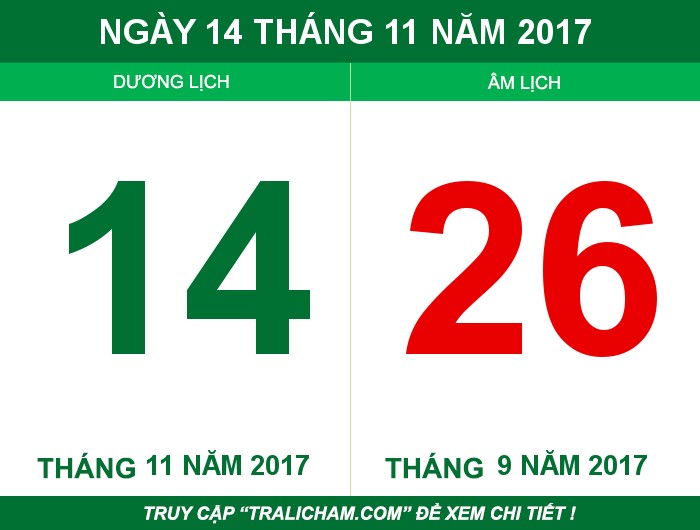 Ngày 14 tháng 11 năm 2017