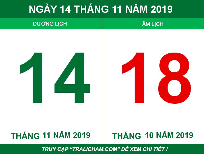 Ngày 14 tháng 11 năm 2019