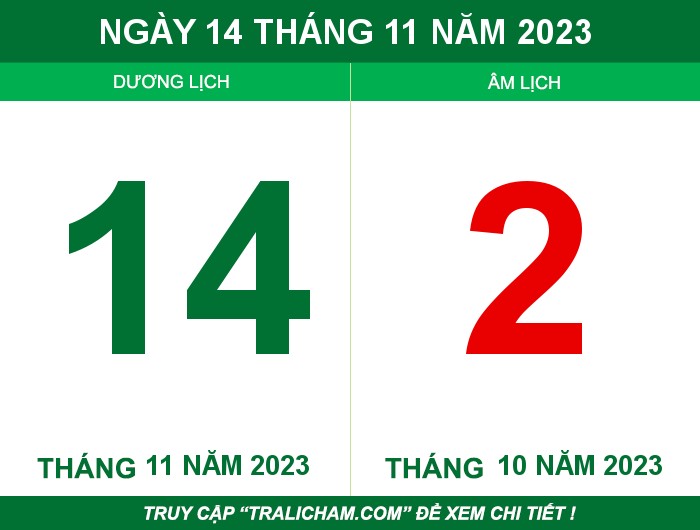 Ngày 14 tháng 11 năm 2023