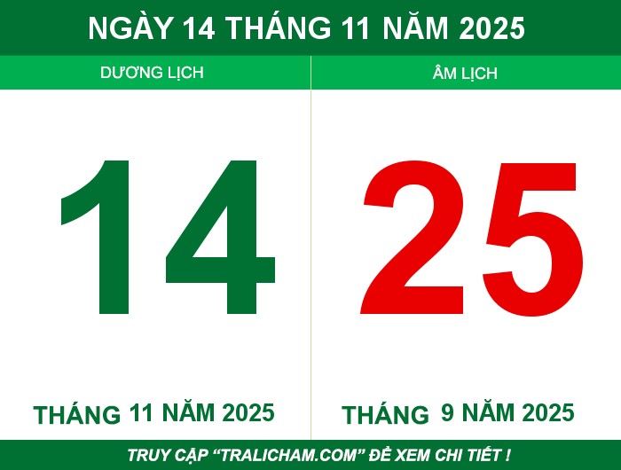 Ngày 14 tháng 11 năm 2025