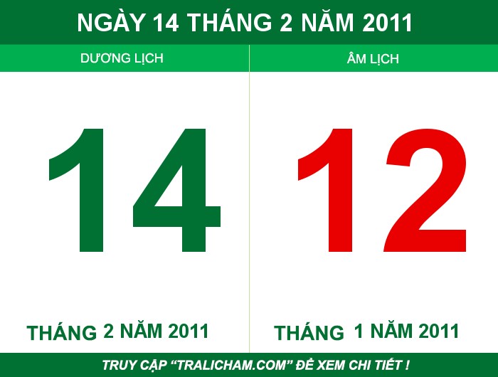 Ngày 14 tháng 2 năm 2011