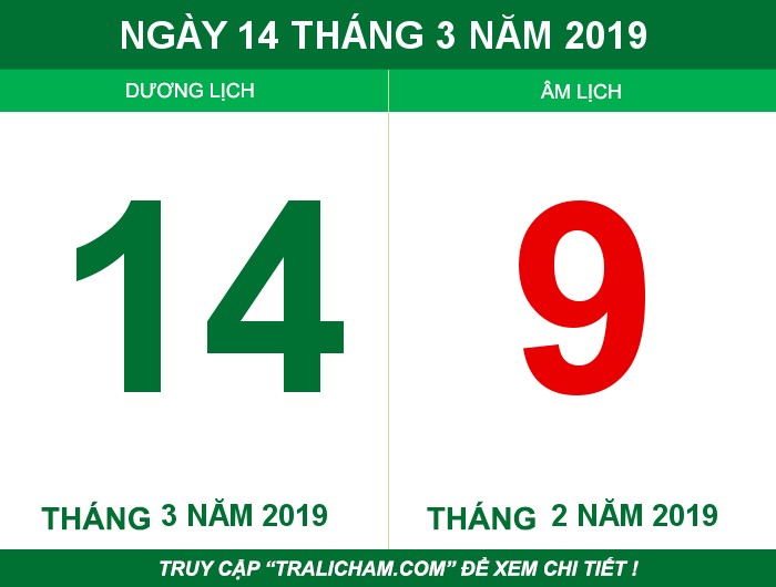 Ngày 14 tháng 3 năm 2019