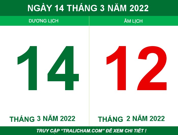 Ngày 14 tháng 3 năm 2022