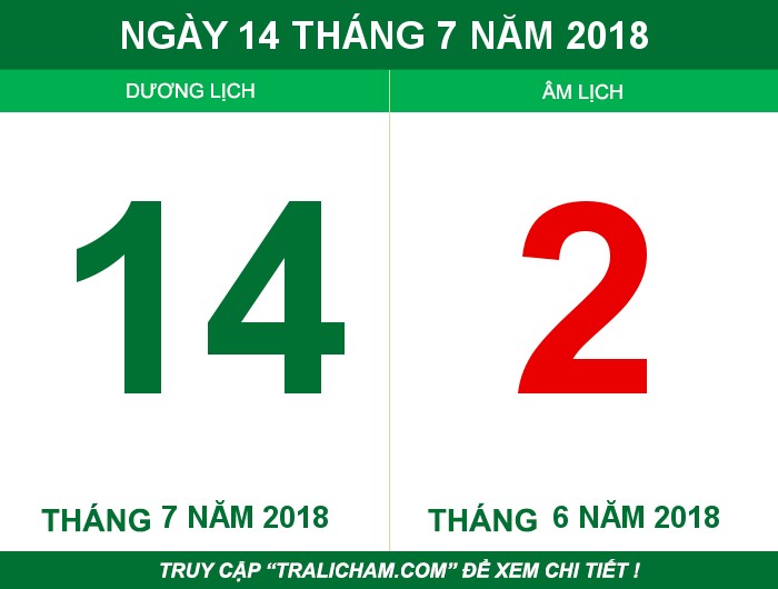 Ngày 14 tháng 7 năm 2018