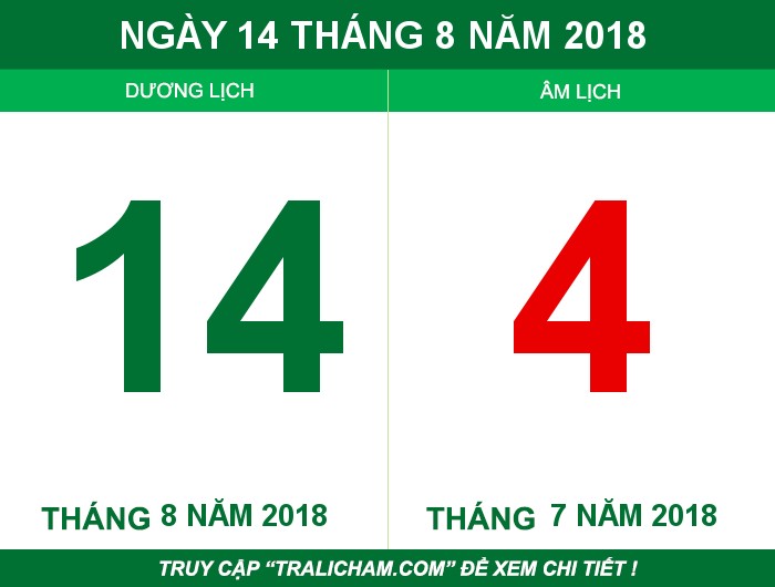 Ngày 14 tháng 8 năm 2018