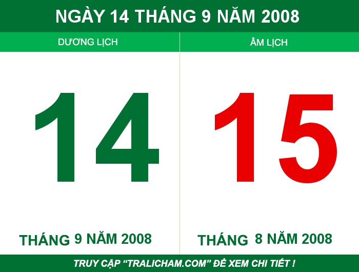 Ngày 14 tháng 9 năm 2008