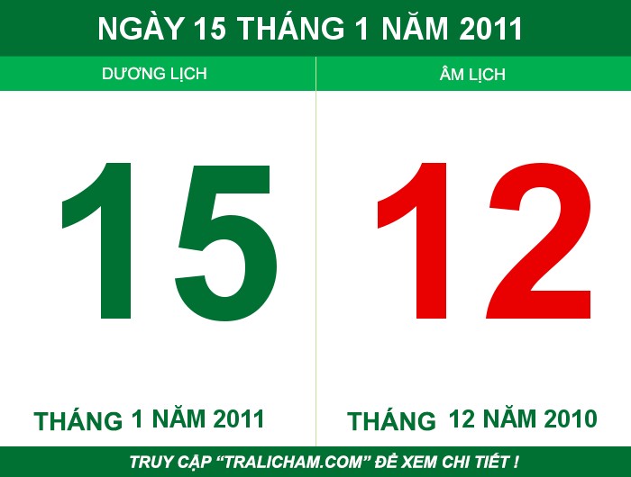 Ngày 15 tháng 1 năm 2011