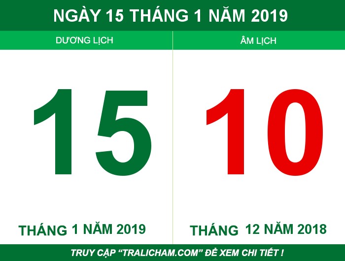 Ngày 15 tháng 1 năm 2019