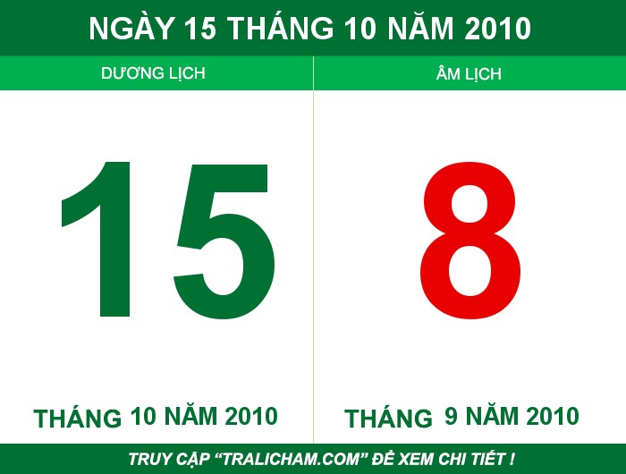 Ngày 15 tháng 10 năm 2010