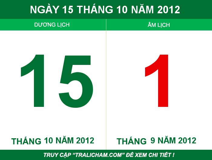 Ngày 15 tháng 10 năm 2012