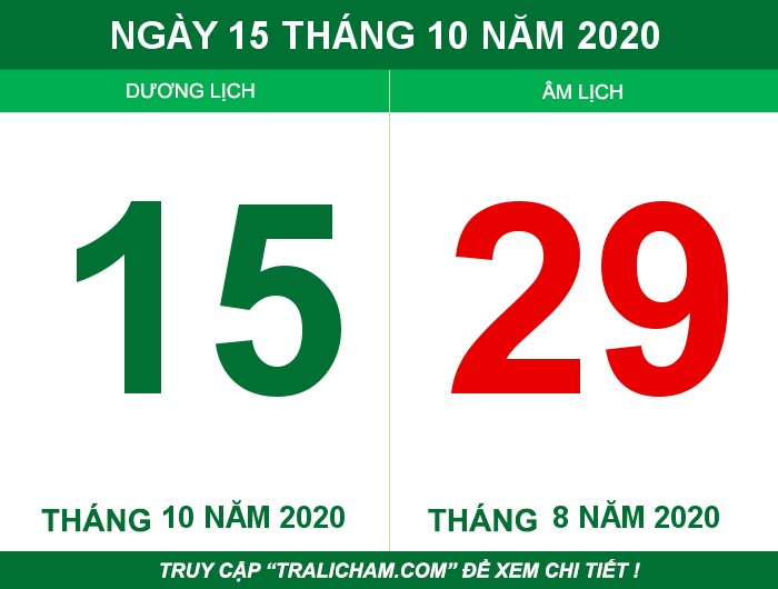 Ngày 15 tháng 10 năm 2020