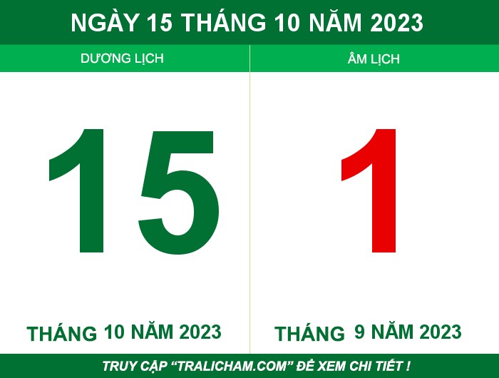 Ngày 15 tháng 10 năm 2023