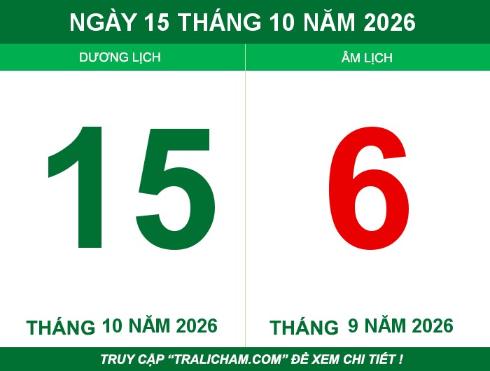 Ngày 15 tháng 10 năm 2026