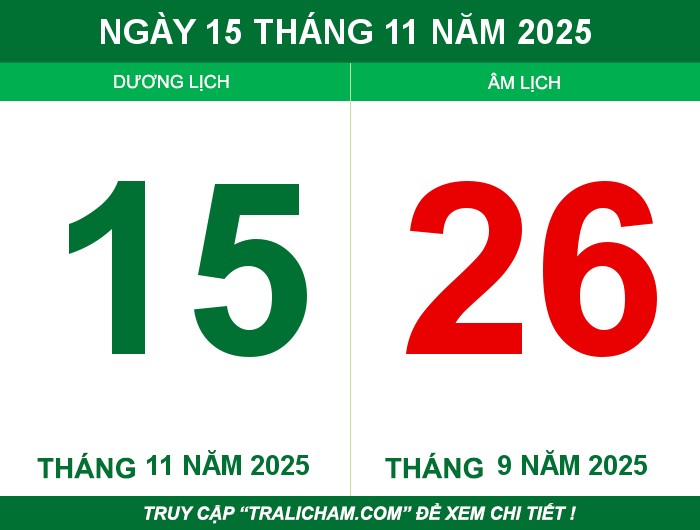 Ngày 15 tháng 11 năm 2025