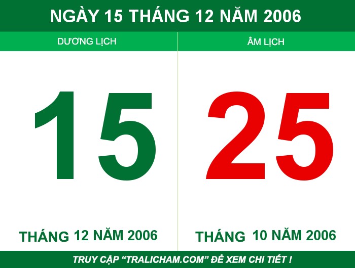 Ngày 15 tháng 12 năm 2006