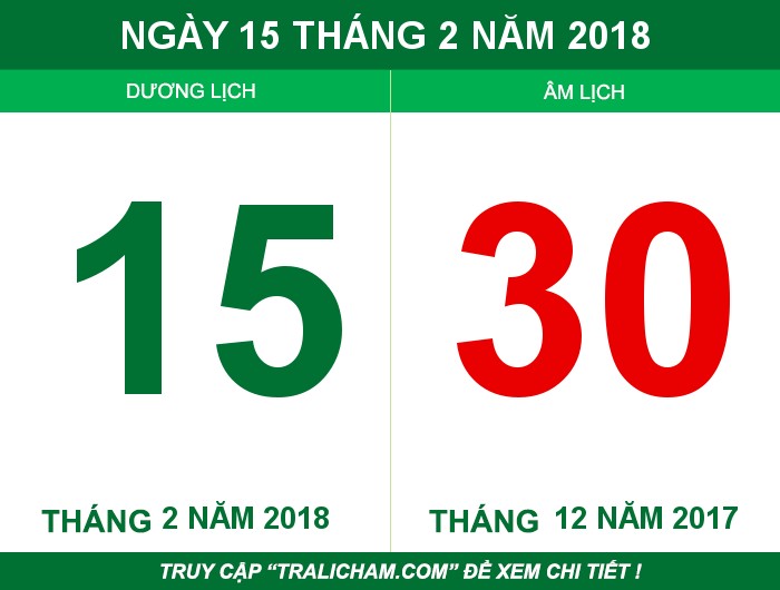 Ngày 15 tháng 2 năm 2018