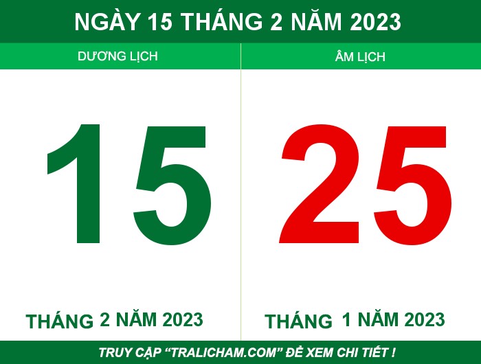 Ngày 15 tháng 2 năm 2023