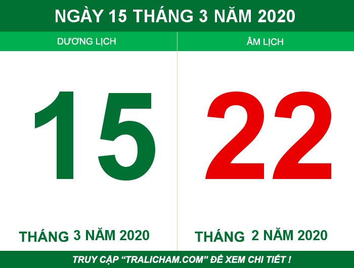 Ngày 15 tháng 3 năm 2020