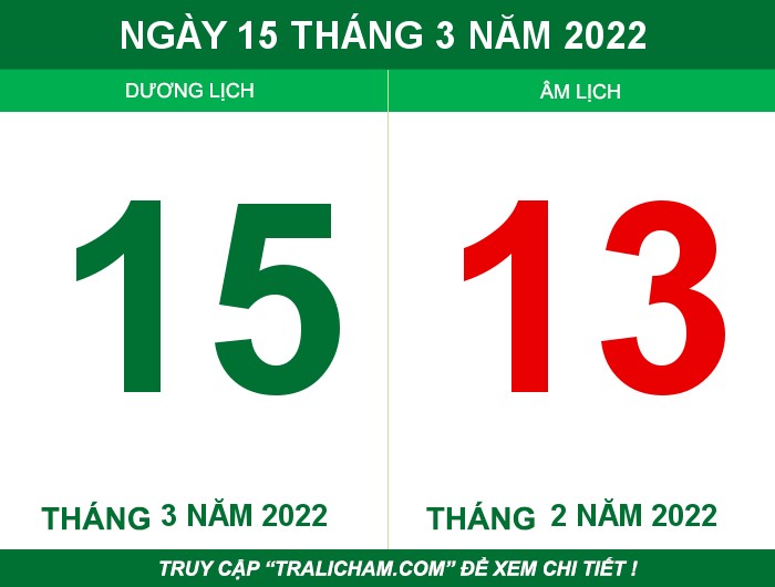 Ngày 15 tháng 3 năm 2022
