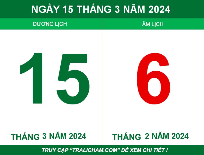 Ngày 15 tháng 3 năm 2024