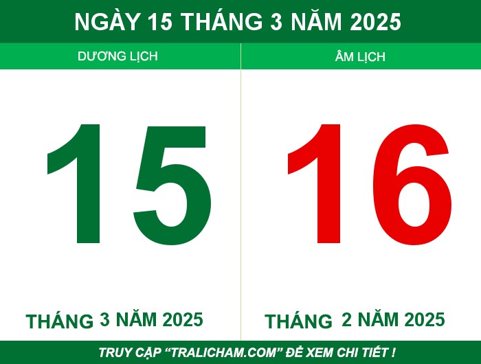 Ngày 15 tháng 3 năm 2025