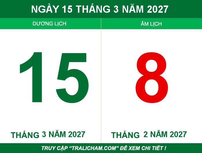 Ngày 15 tháng 3 năm 2027