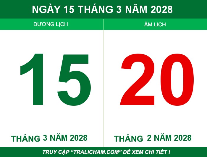Ngày 15 tháng 3 năm 2028