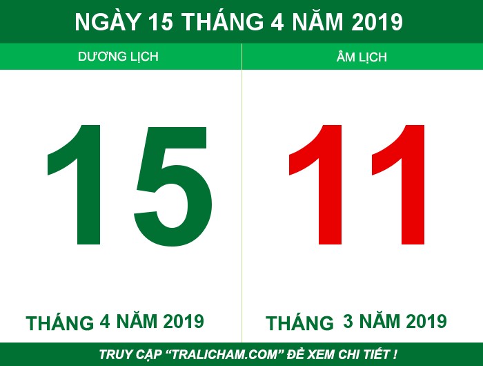 Ngày 15 tháng 4 năm 2019