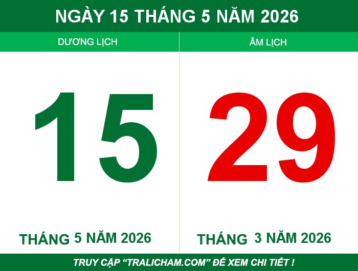 Ngày 15 tháng 5 năm 2026