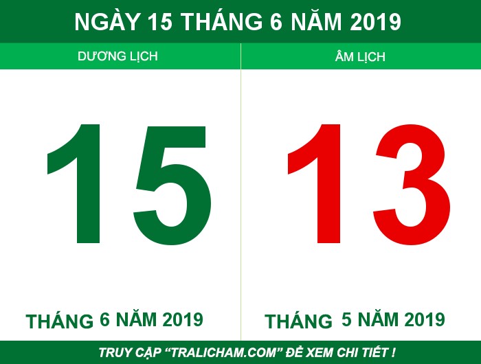 Ngày 15 tháng 6 năm 2019